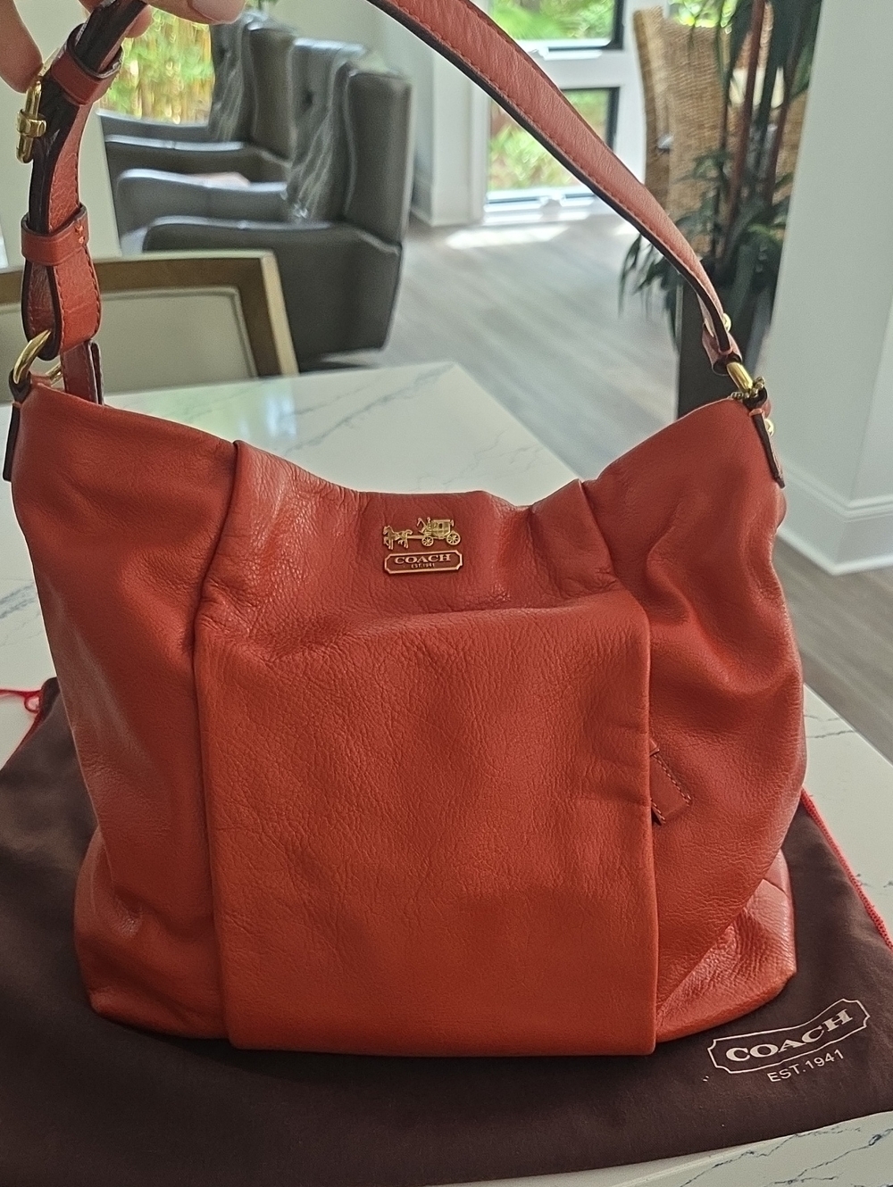Coach Beautiful Orange Shoulder Bag